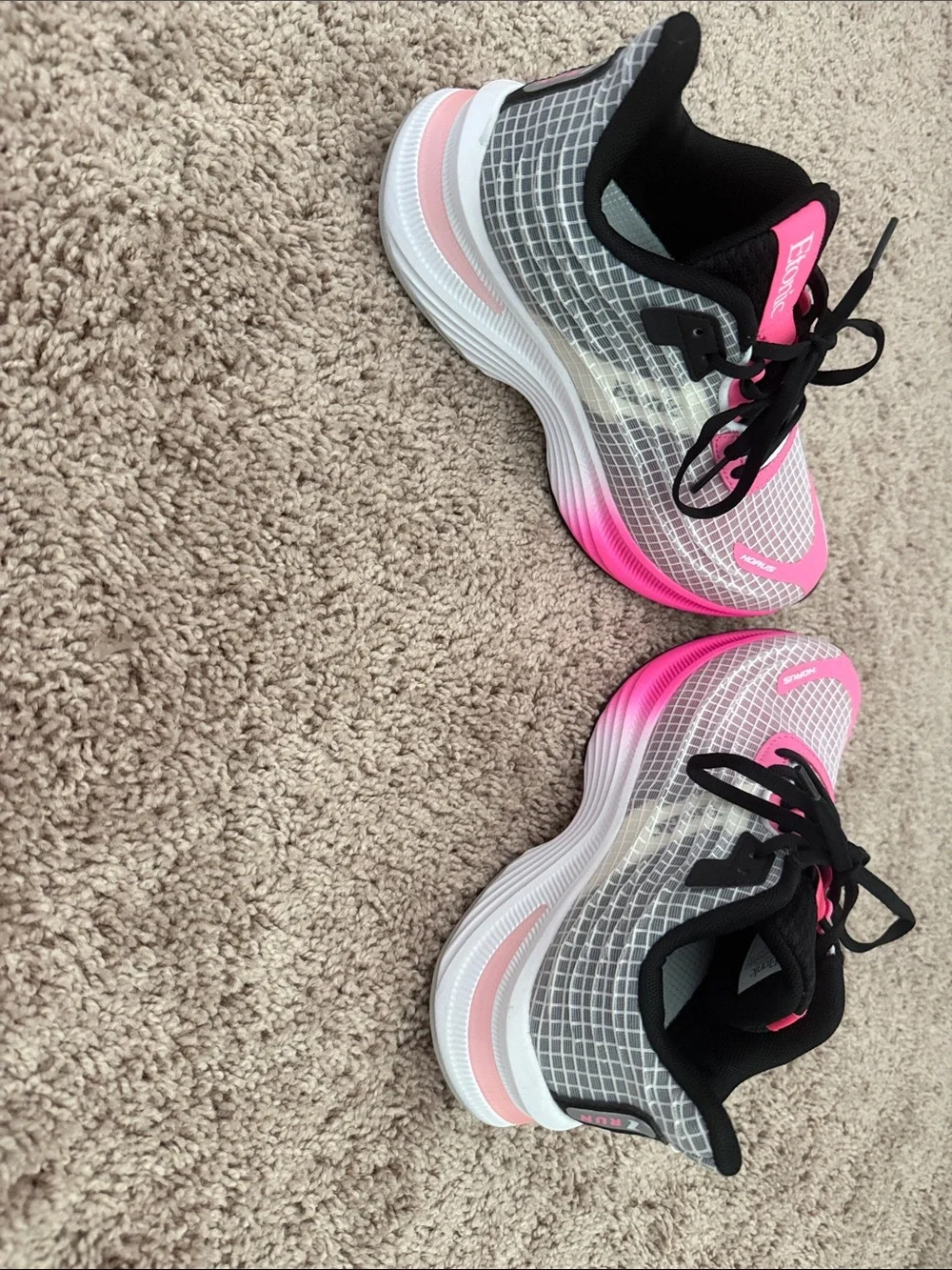 Etonic Women's Pink and Black Running Shoes - Lightweight Performance